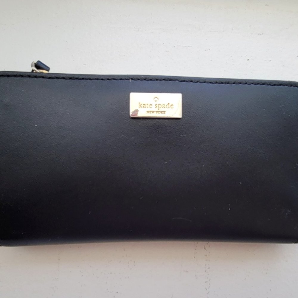 Black and Pink Kate Spade Wallet